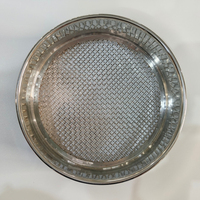 Tamis de laboratoire en treillis métallique pour sols, tailles de mailles 1mm, 2mm, 3mm, 200mm, 400mm, 600mm