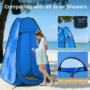 Tente de camping légère quatre saisons à montage automatique, abri portable d'extérieur pour la tenue, la douche et la salle de bain - Product Image 4