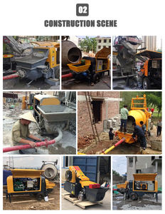 Pompa ile taşınabilir dizel beton mikseri çimento makinesi beton harç kamyonu beton pompası mikser kamyon - Product Image 5