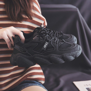 Chaussures à lacets pour femmes, style printemps 2024, nouvelles baskets de course pour étudiantes, respirantes, légères, décontractées - Product Image 3
