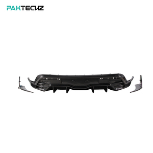 Paktechz Prepreg Kit de carrosserie en fibre de carbone lèvre de diffuseur de pare-chocs arrière pour Porsche <span class=keywords><strong>Taycan</strong></span> GTS <span class=keywords><strong>Cross</strong></span> Turismo <span class=keywords><strong>4</strong></span> portes Turbo S - Product Image 3