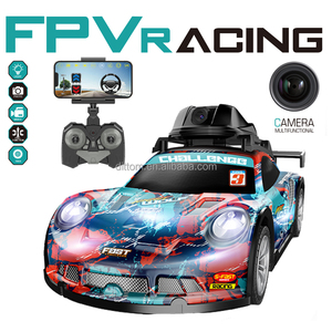2.4G e APP RC FPV auto da corsa 4CH PVC Drift <span class=keywords><strong>Video</strong></span> in tempo reale per scattare foto con luci LH-C076 - Product Image 2