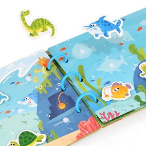 Livre d'activités créatives sans désordre pour enfants, kit de voyage, loisirs créatifs DIY, kit d'art en feuille amusant pour filles - Product Image 4