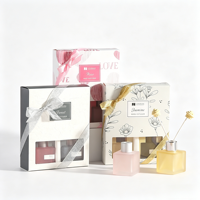 Offre Spéciale : Diffuseur de Luxe à Bâtonnets, Longue Durée, DIY, en Verre, pour Huiles Essentielles, Parfum d'Ambiance Écologique, Sans Alcool, Coffret Cadeau Maison