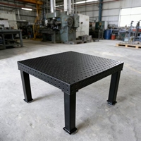 Station de soudage 3D haut de gamme en acier Q355 haute résistance, plateforme de fixation nitrurée au plasma pour la construction de soudures complexes