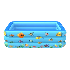 Надувной летний аквариумный бассейн, надувной бассейн