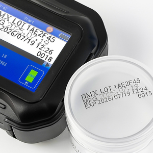 DMX nuevo 12,7mm portátil Mini impresora de inyección de tinta negra de mano codificador de fecha 600dpi máquina de codificación térmica - Product Image 4