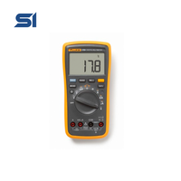 17B+ - Multimeter Digital (1000V/10A) dengan Pengukur Suhu dan Frekuensi untuk Fluke