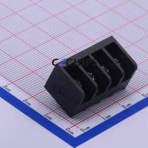 JL635-63504B01 Barrier Terminal Block Through hole Component (THT),P=6.35mm Connector Three Sides 6.35mm 1x4P Straight Pin - Product Image 1