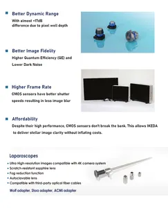 Sistema de imágenes de cámara endoscópica FHD integrada de 24 "Unidad de endoscopia 1080 IKEDA 9124H