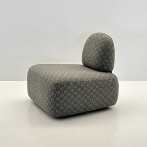 Sillón de Madera Maciza con Tapicería de Alta Calidad, Sillón de Descanso, Sofá Individual para Sala de Estar o Dormitorio, Colores Personalizables - Product Image 1