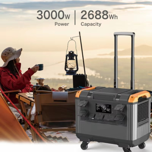 Station d'alimentation solaire multifonction 3000W en promotion, étanche, portable, pour camping extérieur, compatible avec la recharge - Product Image 2