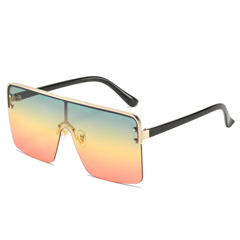 Hot Selling Suitable For All Skin Types Big Shades Large Frame Sun Glasses Accept Customized Logo Sunglasses