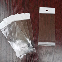 Sac à fermeture éclair en PE biodégradable imprimé en gravure personnalisé Grand sac auto-adhésif transparent en OPP Cellophane pour vêtements et chaussettes Emballage