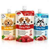 Sachets personnalisés imprimés pour aliments humides pour chiens, pochettes souples verticales pour aliments pour chats, sachets à visser sans BPA, résistants à l'humidité, en plastique, OEM