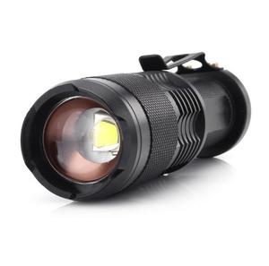 Mini linterna led q5 de <span class=keywords><strong>2000</strong></span> lúmenes, foco ajustable con zoom, lámpara impermeable para exteriores, aa/14500 - Product Image 4