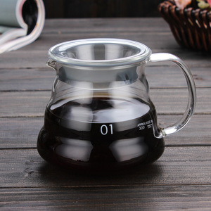 Jarra de vidrio grueso para café con graduaciones, 700 ml, para preparar café por infusión - Product Image 4