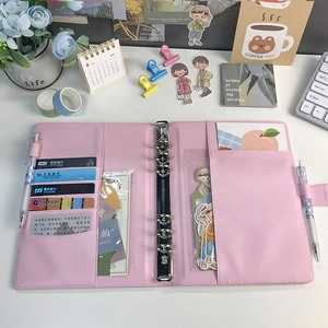 Bán Buôn Công Thức Tiền Mặt Buget Nhẫn Chất Kết Dính PU Leather Máy Tính Xách Tay Tiết Kiệm Tiền Ngân Sách Chất Kết Dính Với Tiền Mặt Phong Bì - Product Image 6