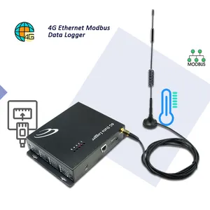 Modbus Ethernet Digital Air Meter, pengukur aliran ultrasonik co2 sensor Kelembaban Suhu rs485 suhu dan kelembaban