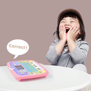 AiJH Tableta Inteligente de Aprendizaje de Palabras en Inglés, Máquina de Aprendizaje Temprano con Pantalla LED, Computadora de Juguete para Niños, Tableta Educativa - Product Image 2