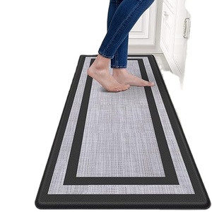 <span class=keywords><strong>Tapis</strong></span> <span class=keywords><strong>de</strong></span> <span class=keywords><strong>cuisine</strong></span> ergonomiques confortables, noirs et <span class=keywords><strong>gris</strong></span>, rembourrés, anti-fatigue, antidérapants, imperméables pour le sol - Product Image 1