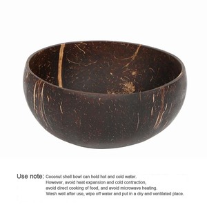 Cuenco de cáscara de coco vacío ecológico hecho a mano para <span class=keywords><strong>hacer</strong></span> velas, cuenco de coco personalizado - Product Image 4