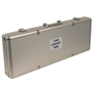 เคสอลูมิเนียมชิปโป๊กเกอร์เหมาะกับ500ชิปสำหรับการเดินทางเพื่อธุรกิจ-กระเป๋าและเคสที่ทันสมัยและทนทาน - Product Image 1