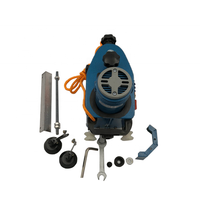 Machine à polir les bords de verre portable, équipement manuel de polissage des bords de verre avec accessoires complets pour le traitement du verre, cadeau