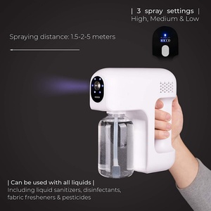 Pistolet pulvérisateur atomiseur nano à batterie pour machine de brumisation à sec - Product Image 2