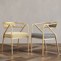 Nordique moderne minimaliste café restaurant salon loisirs chaises lait thé magasin style industriel chaises à manger