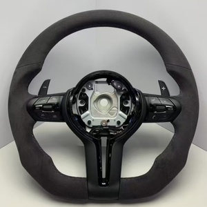 Volante Completo de Alcántara para <span class=keywords><strong>BMW</strong></span> E90 E92 E93 F20 F22 F30 F31 F32 F36 F80 M3 F10 <span class=keywords><strong>M5</strong></span> F82 M4 F15 X5 Todos los Modelos - Product Image 1