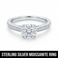 Bague vintage en moissanite, argent sterling 925, VVS1, alliance de mariage personnalisée pour femmes