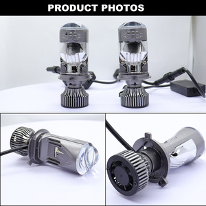 M01K H4 <b>LED</b> <b>Headlights</b> 30000 Lm Bi-Xenon Projector Integrated High Low Beam Car Lighting - Product Image 4