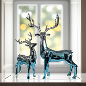 Adornos Tallados de Ciervo <span class=keywords><strong>Milu</strong></span> para el Hogar, Sala de Estar, Muebles de TV y Vino, Decoración de Pasillo, Ciervo de Cuernos Largos, Regalo de Inauguración de Casa - Product Image 3