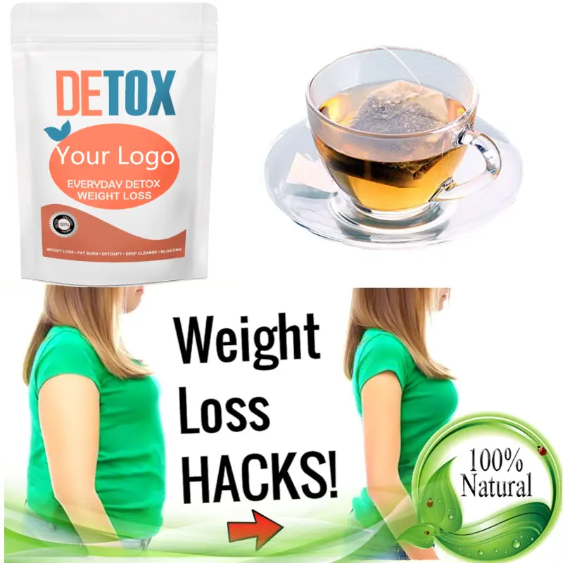 Eternal Elinor-té detox senna de etiqueta privada, adelgazante, adelgazamiento natural, té de dieta orgánica, adelgazamiento rápido, 28 días