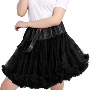 <span class=keywords><strong>Jupon</strong></span> en mousseline de soie pour <span class=keywords><strong>femme</strong></span> Nylon adulte Petti jupe Puffy Tutu <span class=keywords><strong>Tulle</strong></span> jupe princesse Ballet danse jupons sous-jupe - Product Image 1