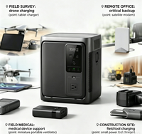 Station d'alimentation portable DELTA 3 1000 Air (10 ms UPS) 500 W de sortie CA 800 W (surcharge 1000 W) avec X-Boost, capacité 960 Wh