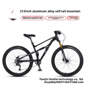 Vélo de montagne à suspension souple <span class=keywords><strong>ERMA</strong></span> LIMIT-MTB-005 27,5 pouces, cadre en alliage d'aluminium, fourche avant à amortisseur verrouillable, frein à disque hydraulique 9 - Product Image 5