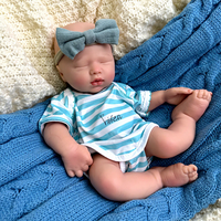 12 "haute qualité Silicone Reborn bébé poupées corps lesté 3D peint détails vrai bébé comme une expérience nourrissante