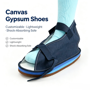 Bota Ortopédica Ajustable <span class=keywords><strong>de</strong></span> Lona Transpirable y Cómoda para <span class=keywords><strong>Fractura</strong></span> <span class=keywords><strong>de</strong></span> <span class=keywords><strong>Pie</strong></span> o Dedo <span class=keywords><strong>del</strong></span> <span class=keywords><strong>Pie</strong></span> - Product Image 1