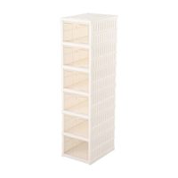 Meuble à chaussures rectangulaire pliable sans installation, avec porte transparente anti-poussière, en plastique, design multi-niveaux