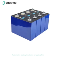 Ruban adhésif protecteur en PET bleu ignifuge haute température découpé sur mesure, respectueux de l'environnement, pour emballage de batteries de véhicules électriques, format jumbo