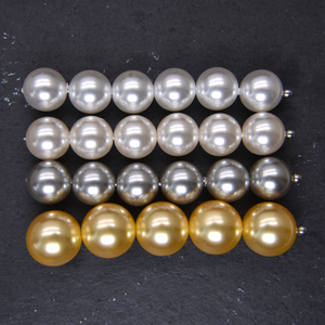 Cristal <span class=keywords><strong>gris</strong></span> verre bijoux à bricoler soi-même faisant des accessoires plein trou rond perles en vrac perles naturelles couleur collier et bracelet - Product Image 4