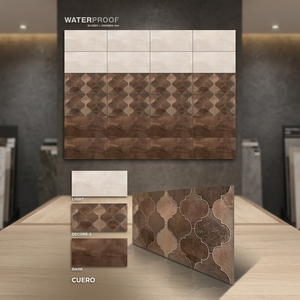 300x600mm 12x24 Carreaux de mur en porcelaine céramique aspect marbre de Carrare 30x60cm Design de fleurs pour la décoration intérieure de la maison - Product Image 5
