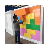 Entretenimiento extérieur intérieur multijoueur activité interactive géant en bois empilage blocs de construction jeux de puzzle pour adultes