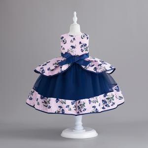 Girl's <strong>Red</strong> Christmas for 4-14 Year Olds, Children's Printed Birthday Princess Costume, Puff Sleeve Flower Girl <strong>Wedding</strong> <strong>Dress</strong> - Product Image 6