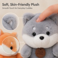 Jouet en peluche animal mignon et doux pour la peau, idéal pour l'accompagnement quotidien des enfants, décoration de la maison et de la chambre, poupée en peluche de dessin animé adorable