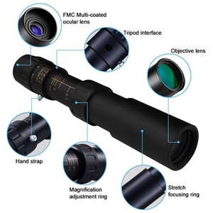 Professional Monocular <strong>Telescope</strong> HD Powerful Portable Binoculars <strong>Zoom</strong> High Quality BAK4-Prism Waterproof for Camping