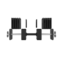 Ensemble d'haltères réglables avancés - Haltères à changement de poids rapide 24KG/40KG pour l'entraînement de force et la remise en forme à domicile