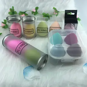 Soft Latex Free Sponge Beauty Make-up Blender Egg can do with private logo on sponge and package